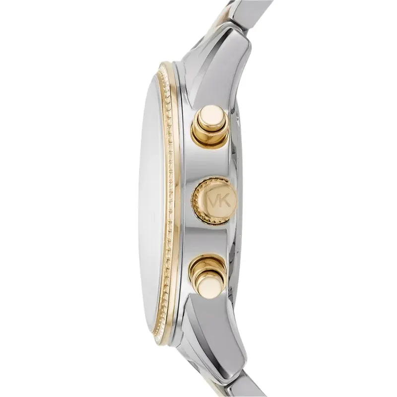 Michael Kors Ritz Chronograph Rose Gold-tone Ladies Watch- MK6474